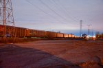 Autoracks and Intermodal train at Oakwood yard